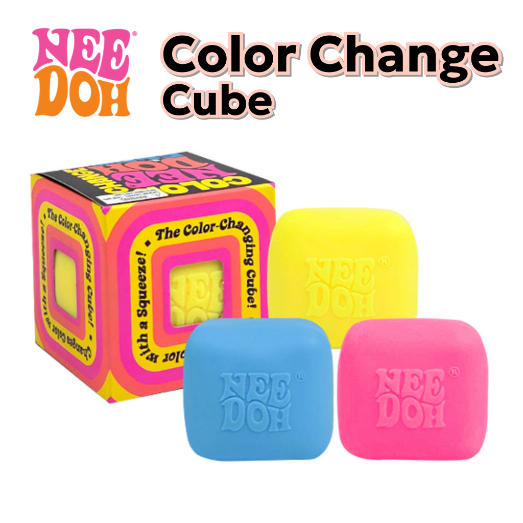 NeeDoh Color Change Cube [Korea Direct] - ของเล่นคลายเครียด บอลบีบสลีม ...