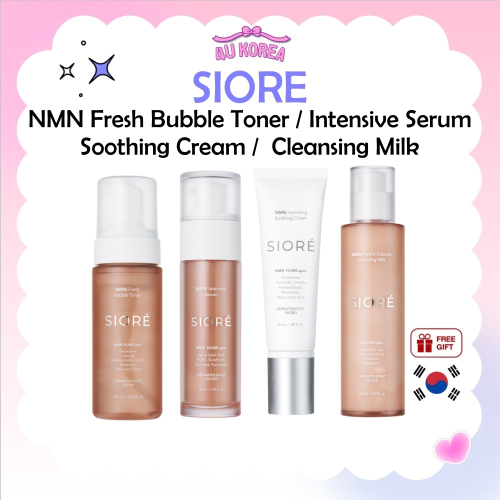 SIORE NMN Fresh Bubble Toner หรือ Intensive Serum หรือ Soothing Cream ...