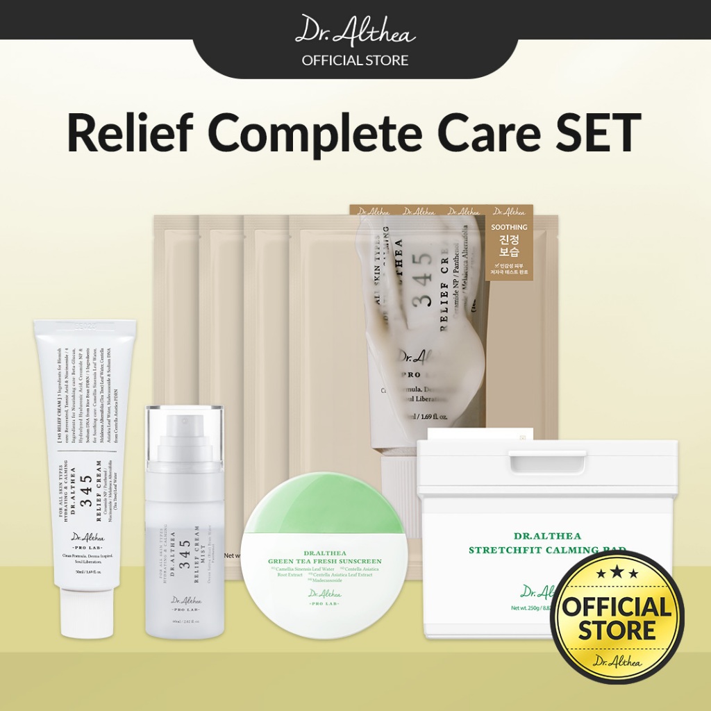 Dr.Althea Relief Complete Care SET | Stretchfit Calming Pad + 345 ...
