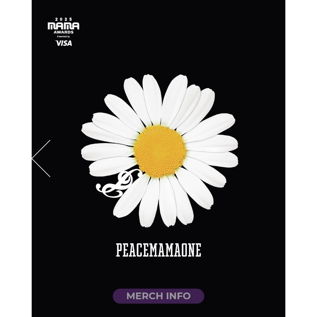 G-DRAGON [PEACEMAMAONE 2025] MAMA X PMO Official MD / CAP | Shopee