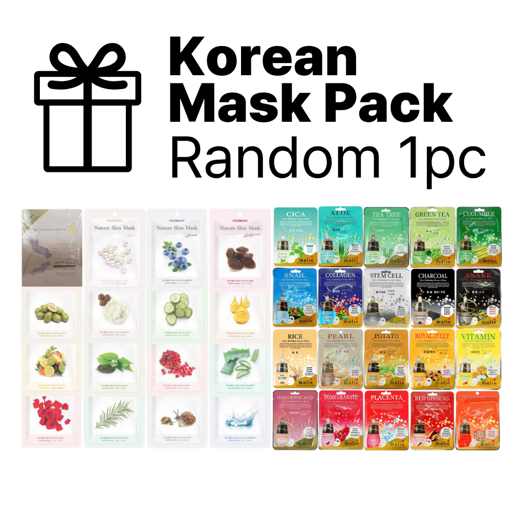 Made in Korea Face Mask Pack 1 ชิ้น | Random Assorted Hydrating Sheet ...