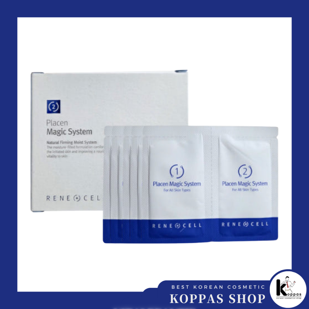 RENECELL Magic System Trial Kit – 5 Packs, 2-Step Exfoliating & Brightening Skincare, Travel Size