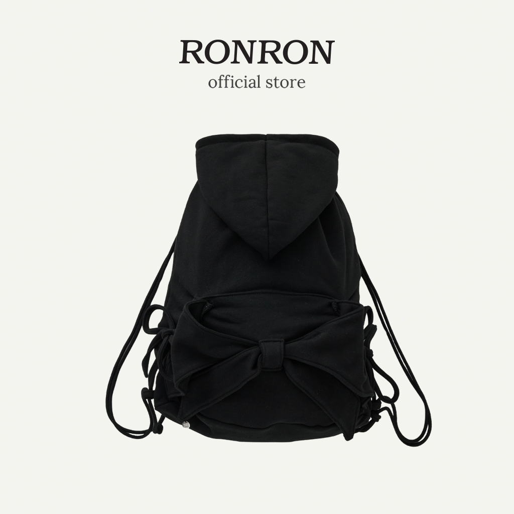 バッグ RONRON RIBBON HOOD SHOES BAG RONRON] Ribbon Hood Shoes Bag / 2colors | Shopee Thailand