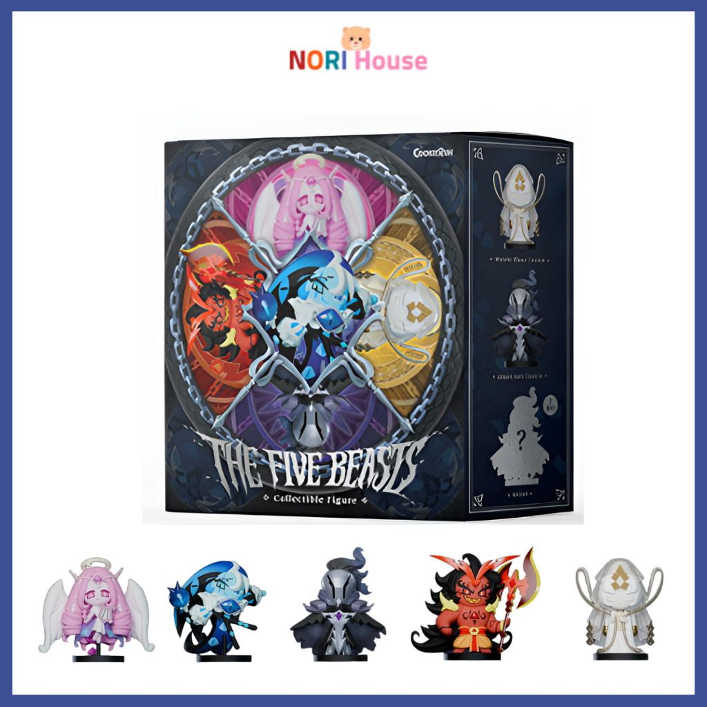 Cookie Run Kingdom The Five Beasts Collectible Figure Blind Box 
