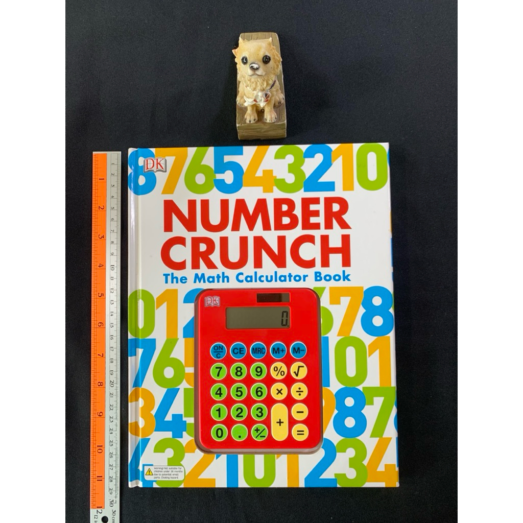 Number Crunch The Math Calculator Book หนังสือเด็กภาษาอังกฤษปกแข็ง (มือ ...