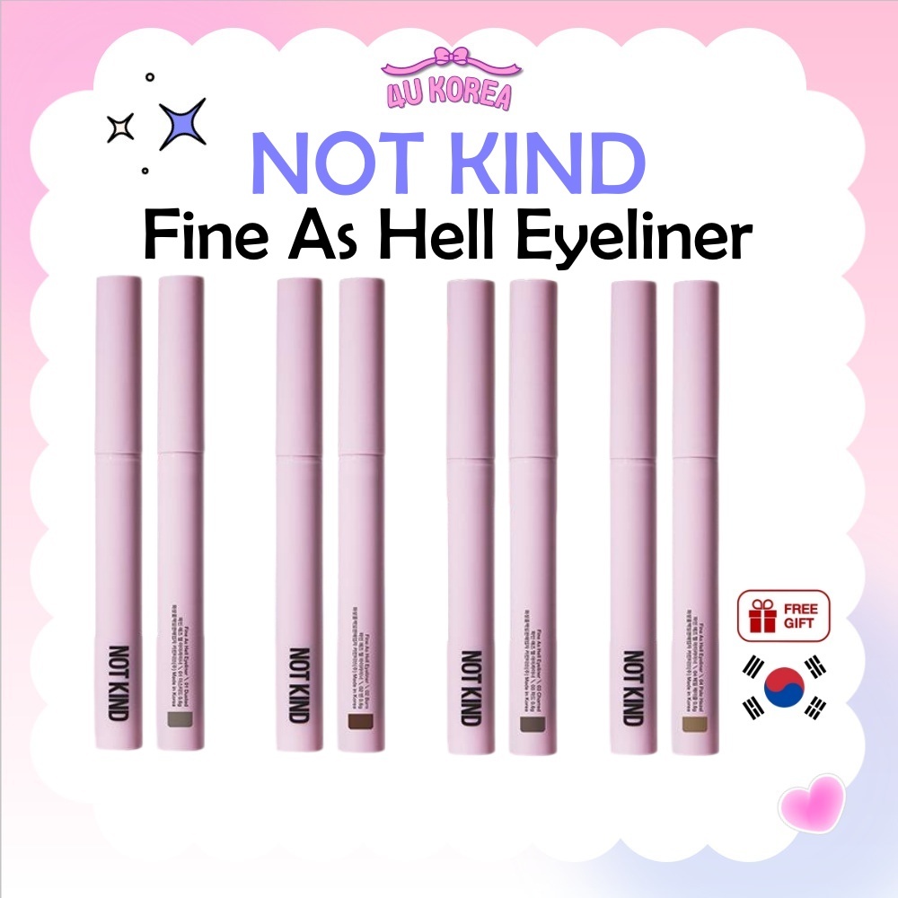 NOT KIND Fine As Hell Eyeliner 0.6g – 4 สี / K-BEAUTY | Shopee Thailand