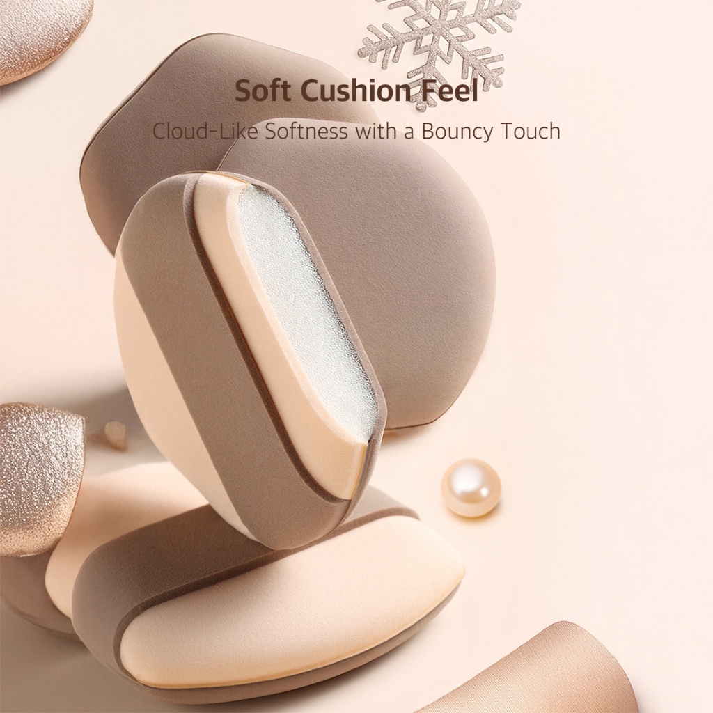 SEOUL ESSENCE Cloud Fit Latte Puff - พัฟแต่งหน้าสองด้านแบบพลิกกลับได้ ...