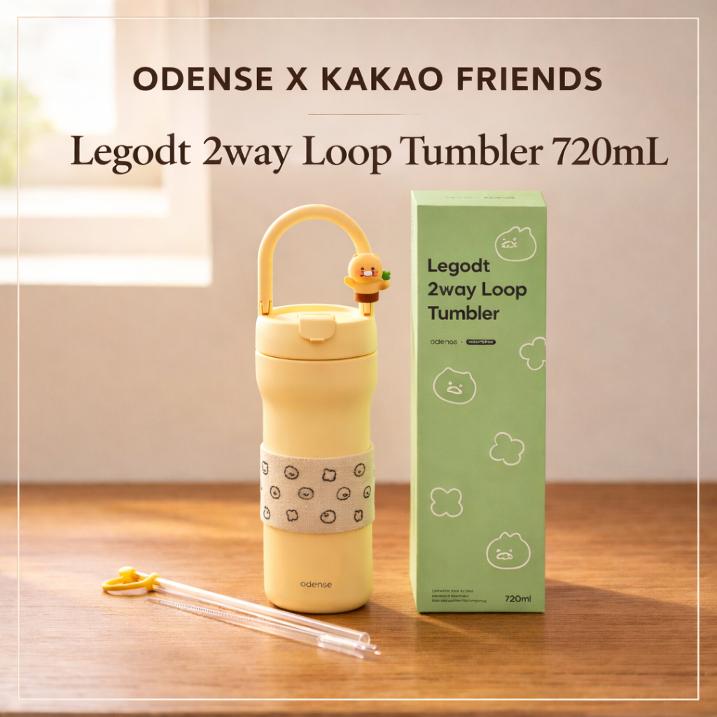 [ODENSE X Kakao Friends] Chunsik Legodt 2-Way Loop Tumbler 720ml ...