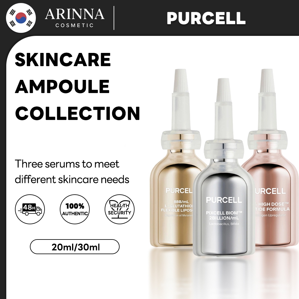 [PURCELL] AMPOULE COLLECTION – GLUTATHIONE, PEPTIDE & BIOME SERUMS FOR ...