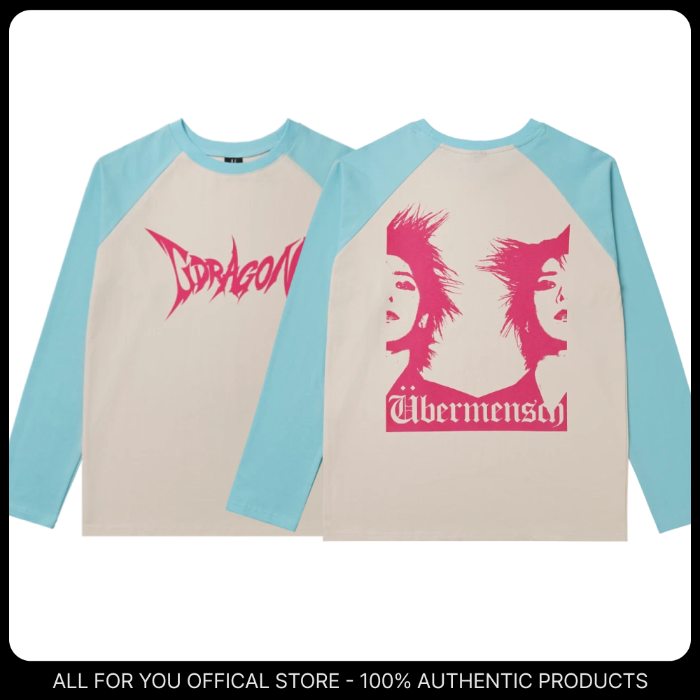 G-DRAGON] Gd Ubermensch Raglan Long Sleeved T-Shirt มี 2 สี