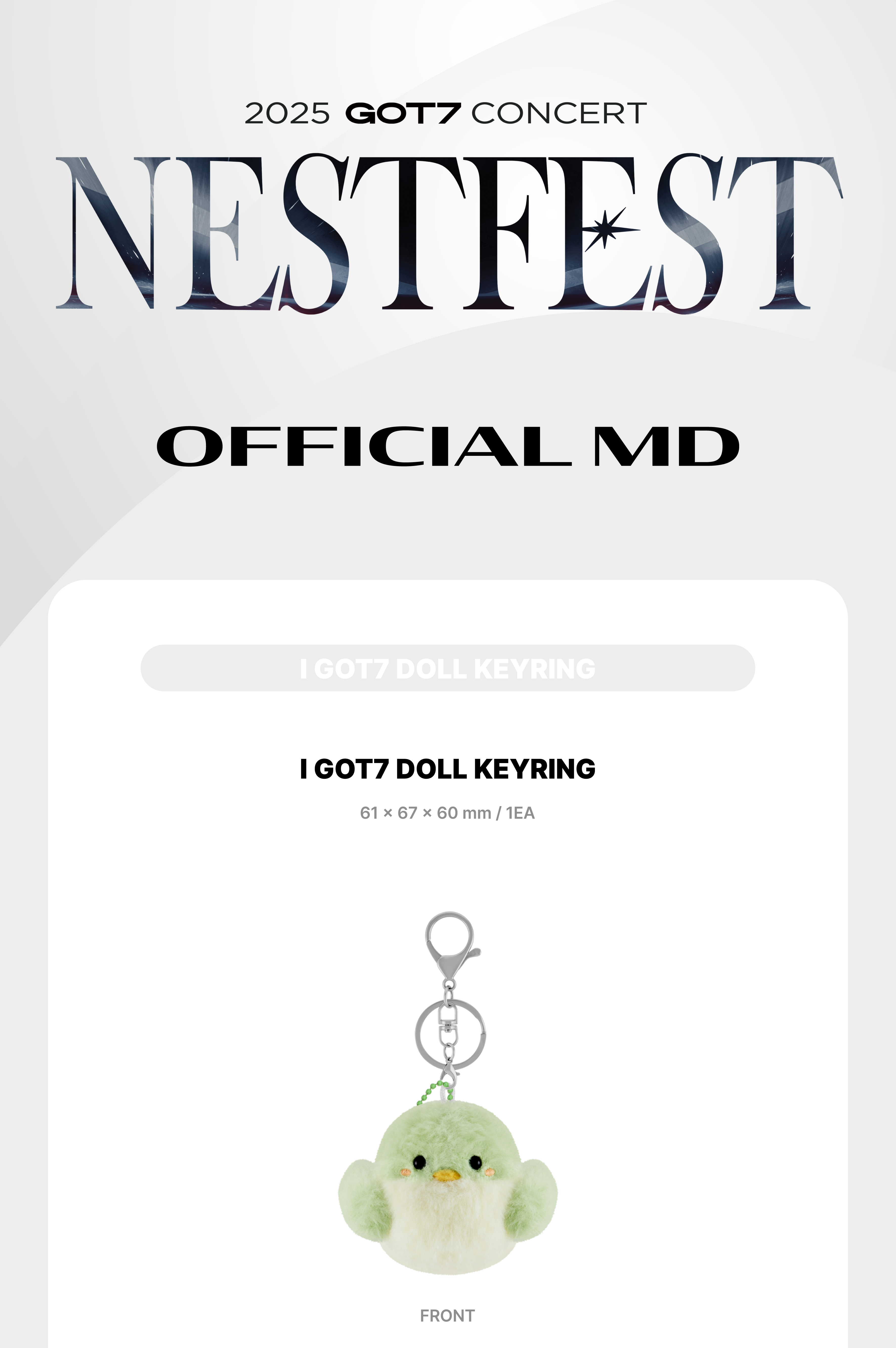 GOT7 NESTFEST ドール キーリング タイ バージョン 新品 未開封 GOT7 NESTFEST IGOT7 DOLL KEYRING タイバージョン - メルカリ