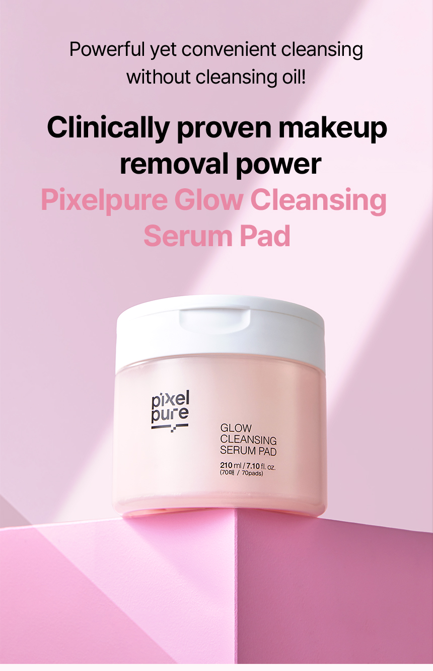 Pixelpure Glow Cleansing Serum Pad (210ml x 70 แผ่น) | Shopee Thailand