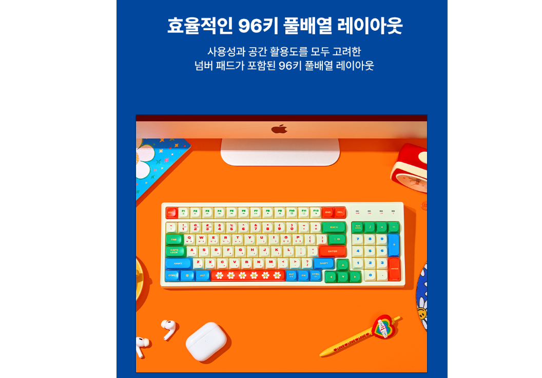 [WIGGLE WIGGLE] คีย์บอร์ดไร้สายแบบกลไก Full-Key Silent 2 สี | Shopee ...