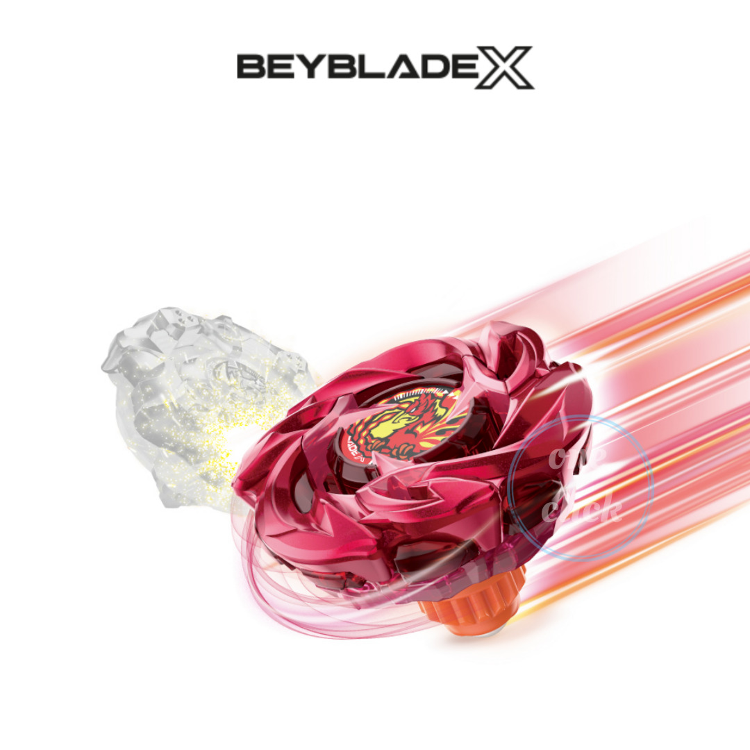TAKARA TOMY BEYBLADE X UX-07 Phoenix Rudder Deck Set | ชุดลูกข่าง 3 ...