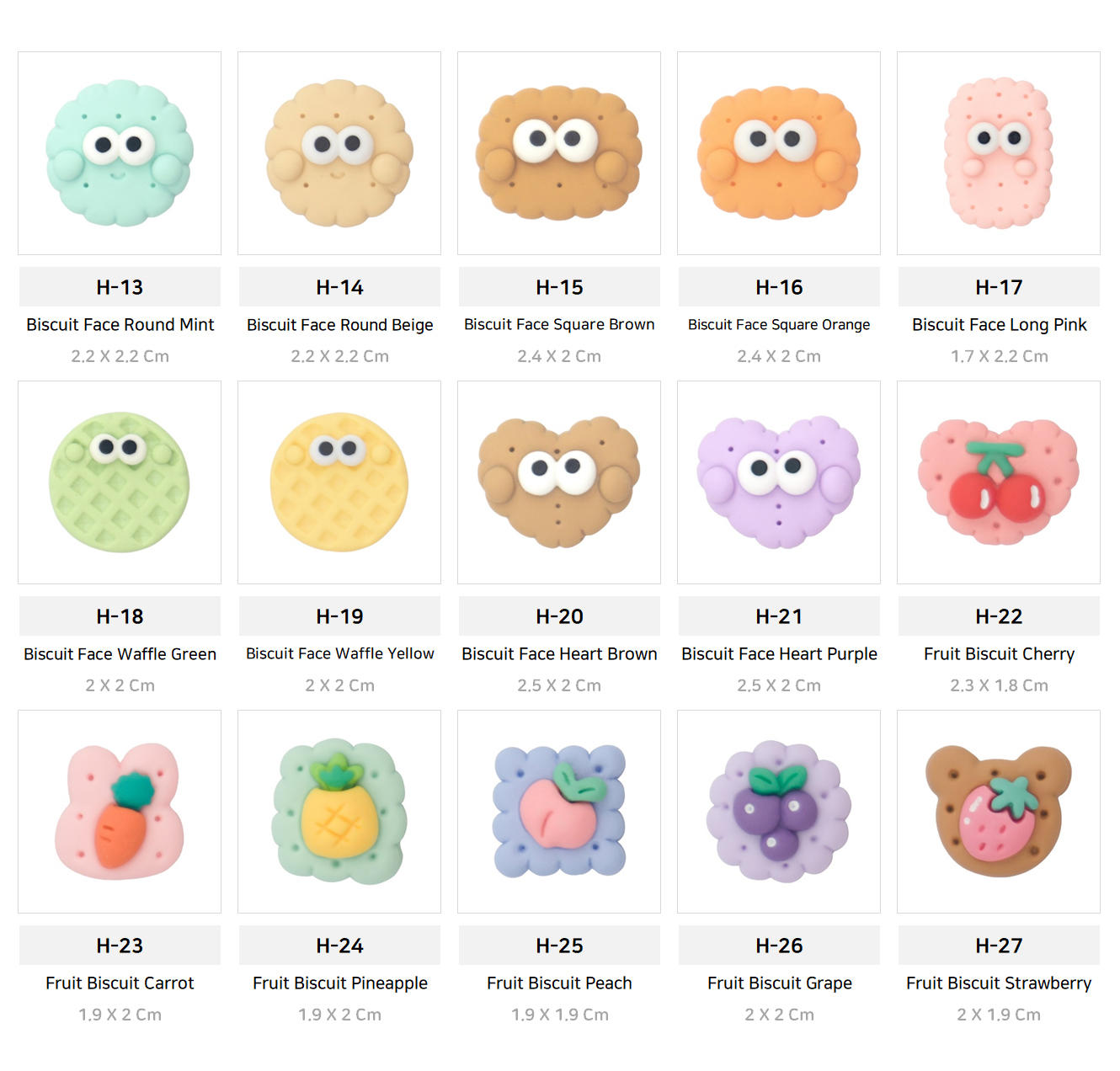 WiLLBee CLIPON Charms ( H กลุ่ม ) อุปกรณ์ตกแต่ง | Shopee Thailand
