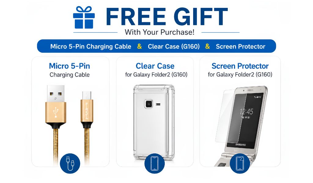 [มือสอง]Samsung Galaxy Folder2 16GB & 32GB/ SM-G160N - ไม่มีกล่อง ...