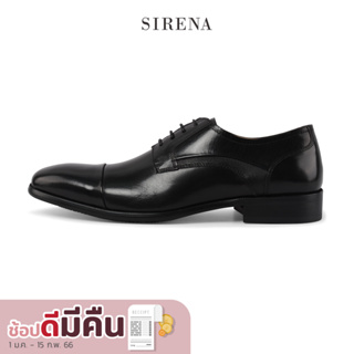 สินค้า PAUL & SIRENA รองเท้าหนังแท้ ส้น 1.5 นิ้ว รุ่น ANDREW สีดำ | รองเท้าหนังผู้ชาย
