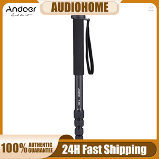 Andoer A-666 181 ซม. / 5.9 ฟุตกล้องโทรทรรศน์อลูมิเนียม Telescoping Monopod Stick Unipod 6-Sect