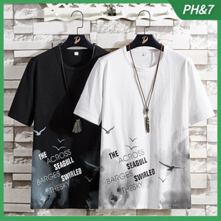 ภาพหน้าปกสินค้า【Flash Sale】เสื้อยืดแขนสั้นทรงหลวมสไตล์เกาหลีสําหรับผู้ชาย M-3Xl 2021 ที่เกี่ยวข้อง