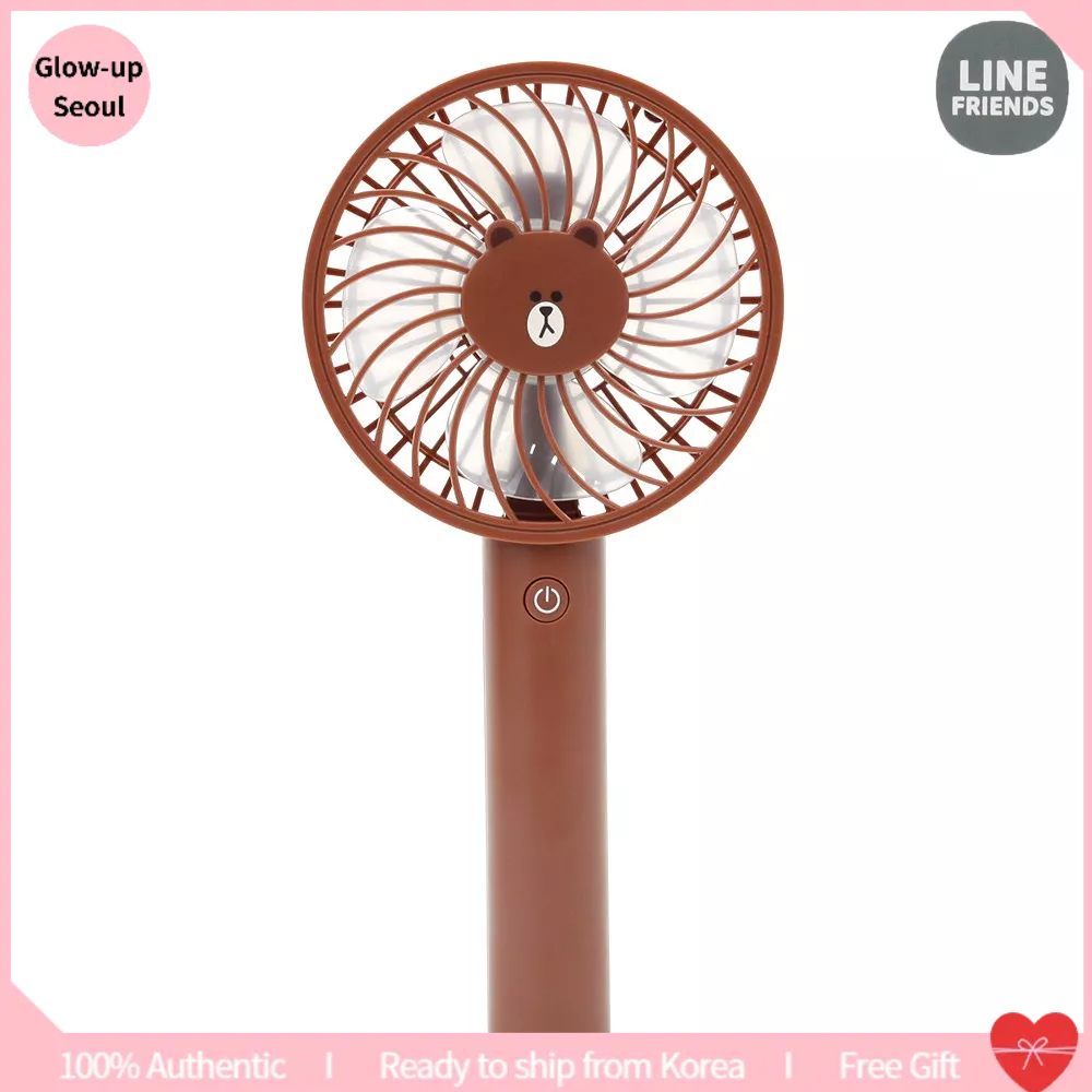 [Line Friends] พัดลมมือถือ สีน้ําตาล 115 มม. AIR-LF-HF1B Line Friends ...