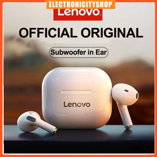 Lenovo LP40 TWS หูฟังบลูทูธแบรนด์คุณภาพมินิหูฟังไร้สายกีฬาชุดหูฟังบลูทูธพร้อมไมโครโฟนสนับสนุนวิดีโอ