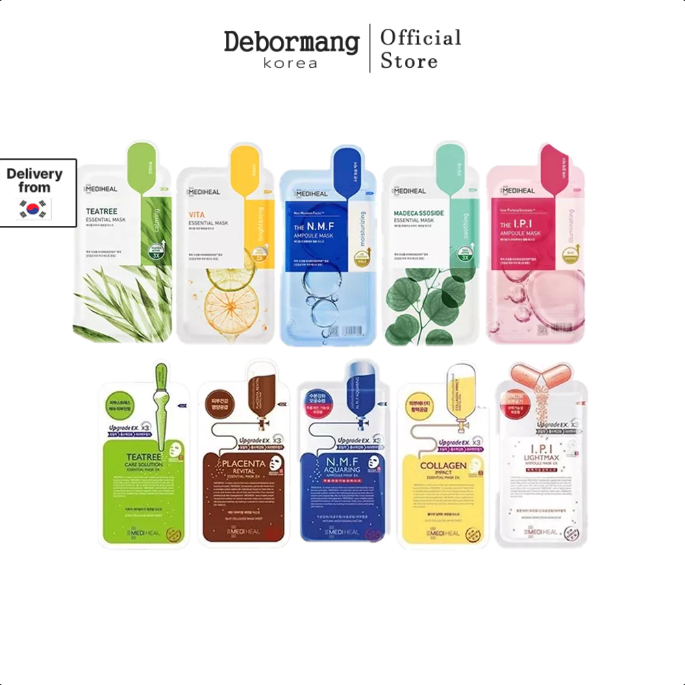 [MEDIHEAL] Ampoule Mask EX & Esssential Mask EX 10ea | Shopee Thailand