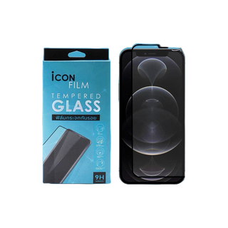 iconfilm ฟิล์มกระจกนิรภัย กันฝุ่นลำโพง เต็มจอ สำหรับ iphone 15 promax 15 plus 14pro 14promax 13 promax 11 12 13 14 X XR