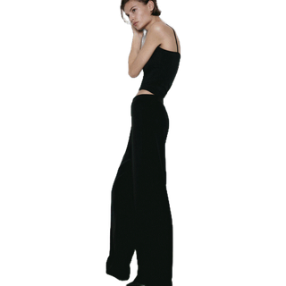 H&M กางเกงทรงกว้าง Woman Wide trousers 0877769_17