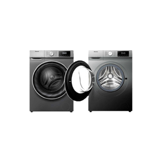 Hisense รุ่น WDQY1014EVJMT เครื่องซักผ้าฝาหน้า สีเทา ความจุ 10 กก. New ไม่มีบริการติดตั้ง