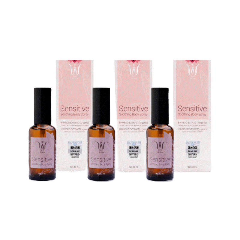 Winona(วิโนน่า) เเพ็ค 3 สุดคุ้ม !! Organic Certified พกพาไปทุกที่ ฉีดตอนเข้าห้องน้ำ สเปรย์ดูแลจุดซ่อนเร้น30ml