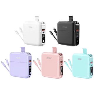 มีมอก.Remax พาวเวอร์แบงค์ แบตเตอรี่สำรอง 15000mAh รุ่น Infinity W1501 RPP-20 All in one QC 18W