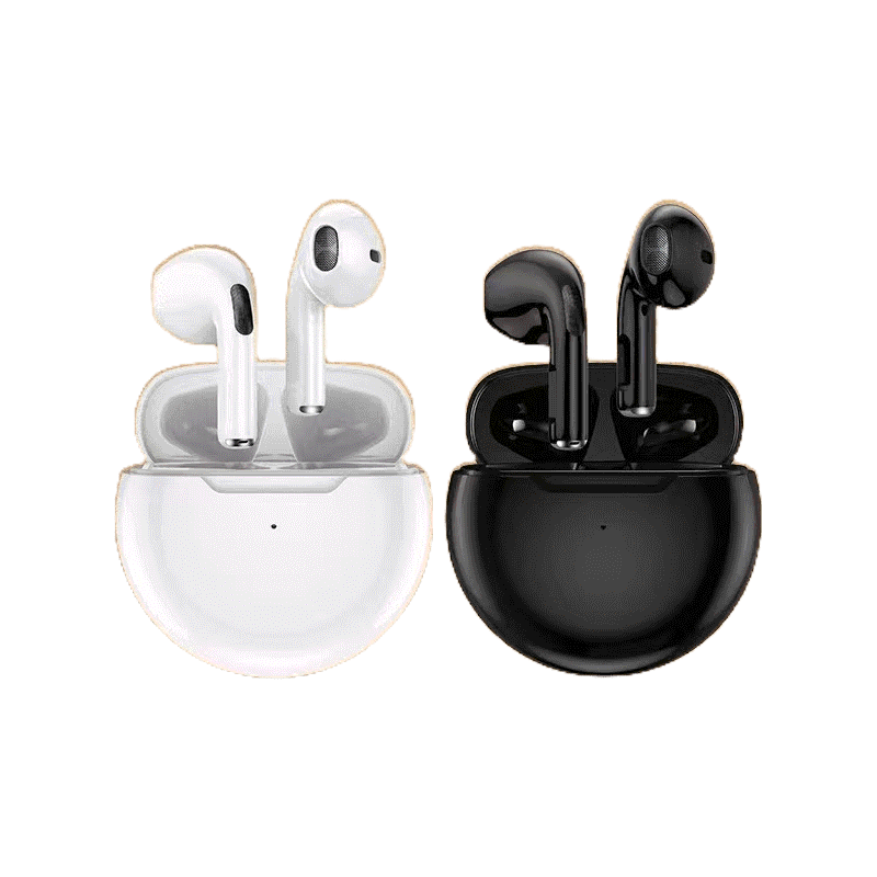 NEWPRO 6 TWSหูฟังบลูทูธ หูฟังบลูทูธไร้สาย หูฟังเกมส์บลูทูธ พร้อมกล่องชาร์จ เหมาะสําหรับ ไอโฟน ซัมซุง oppo vivo huawei
