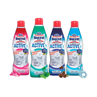 Magiclean มาจิคลีน แอคทีฟ น้ำยาล้างห้องน้ำ มี 4 กลิ่น ให้เลือก ขนาด 750 มล.