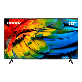 Hisense TV 70E6K 4K Ultra HD Smart TV Voice Control WIFI Build in Netflix & Youtube VIDAA /DVB-T2 / USB2.0 / HDMI /AV