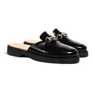 Moonlife Stella Slipper รองเท้าเปิดส้น สลิปเปอร์ หนังแท้