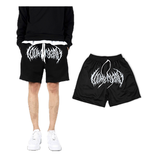 โปรโมชั่น Flash Sale : LOOKER - กางเกงวอร์มขาสั้นกลางเป้า โลโก้รากไม้