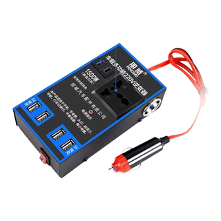 โปรโมชั่น Flash Sale : ของแท้ 100% 6USB อินเวอร์เตอร์ ในรถยนต์หม้อแปลงไฟ 12v 24Vเป็น 220 รถยนต์  รถบรรทุก ตัวแปลงไฟในรถให้เหมือนไฟบ้าน