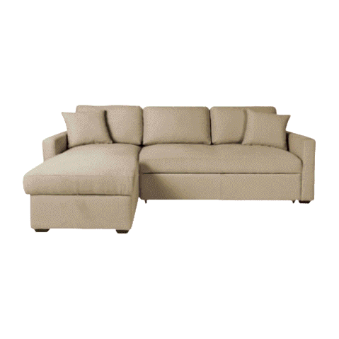 Home Best รุ่น Cosmos โซฟาผ้า L-Shape แข็งแรง หนานุ่ม นั่งสบาย แถมหมอน 2 ใบ