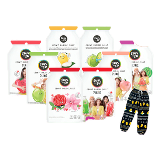 (แพ็ก 24 รวมรสใหม่) Sunsu ซันซุ คละรส 14 รสใหม่ รับฟรี ! กางเกงผ้า ลายมะม่วง ของขวัญ