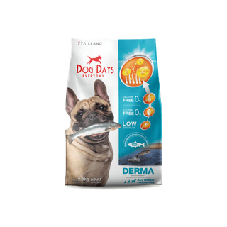 Dog Days อาหารสุนัขรสปลา (2.8 kg) สูตร Derma (เกรด super premium โซเดียมต่ำ)