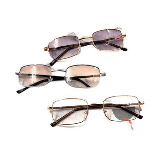 UniqueYou แว่นสายตายาว 2 เลนส์ Bifocal Lens เลนส์กันแดดในตัว แว่นอ่านหนังสือ สีเลนส์ไล่ระดับ 100