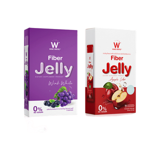 [ไฟเบอร์เจลลี่] WINK WHITE Fiber Jelly รสองุ่น แอปเปิ้ลไซเดอร์ มะขาม สับปะรด ลดบวมช่วยย่อย ขับถ่าย ลดพุงเพิ่มโพรไบโอติก
