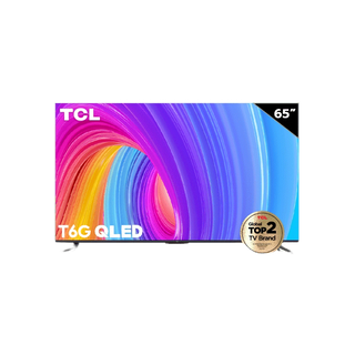 TCL ทีวี 65 นิ้ว QLED 4K Google TV รุ่น 65T6G ระบบปฏิบัติการ Google& Youtube & MEMC 60HZ- WiFi, Game Bar, Dolby Vision