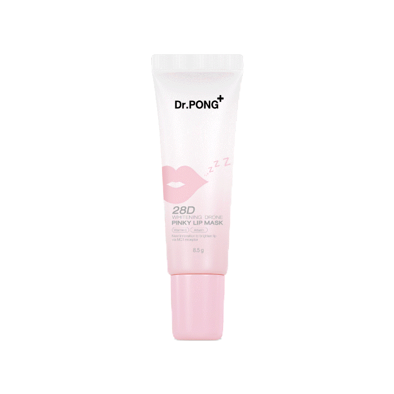 Dr.PONG 28D WHITENING DRONE PINKY LIP MASK ลิปมาส์กแก้ปากคล้ำ ปากชมพูดูอวบอิ่ม