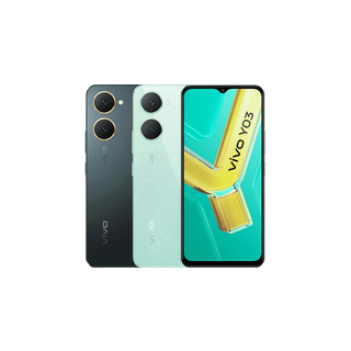 [New] vivo Y03 (4+128GB) โทรศัพท์มือถือวีโว่ | แบตเตอรี่ 5000 mAh+ชาร์จไว | หน้าจอ 90Hz จอสู้แสงแดด | ขยาย RAM 4GB+4GB