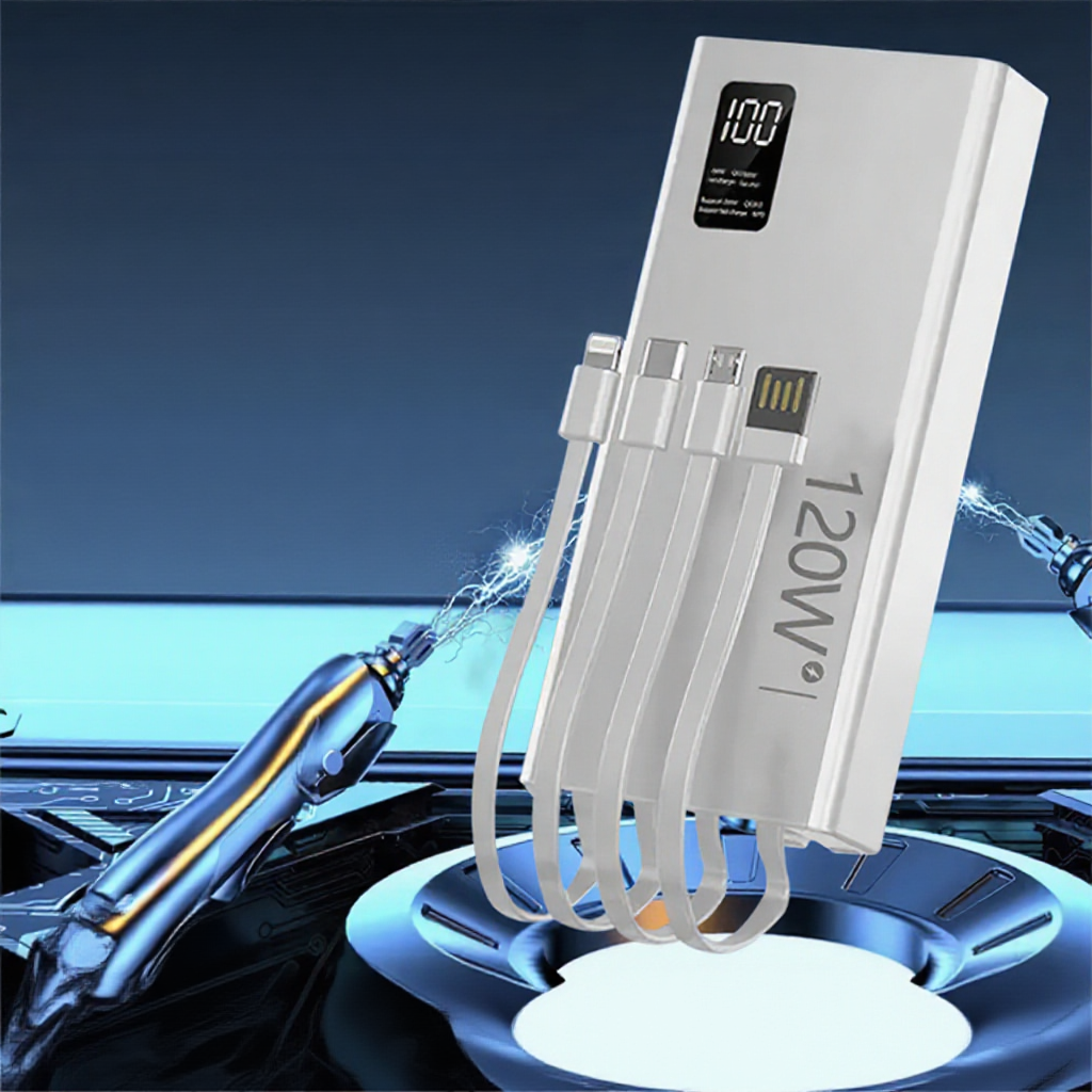 รับประกัน 5 ปี powerbank 60000mAh 120W ป้ายไทยมี มอก ของแท้ 100% ชาร์จเร็ว