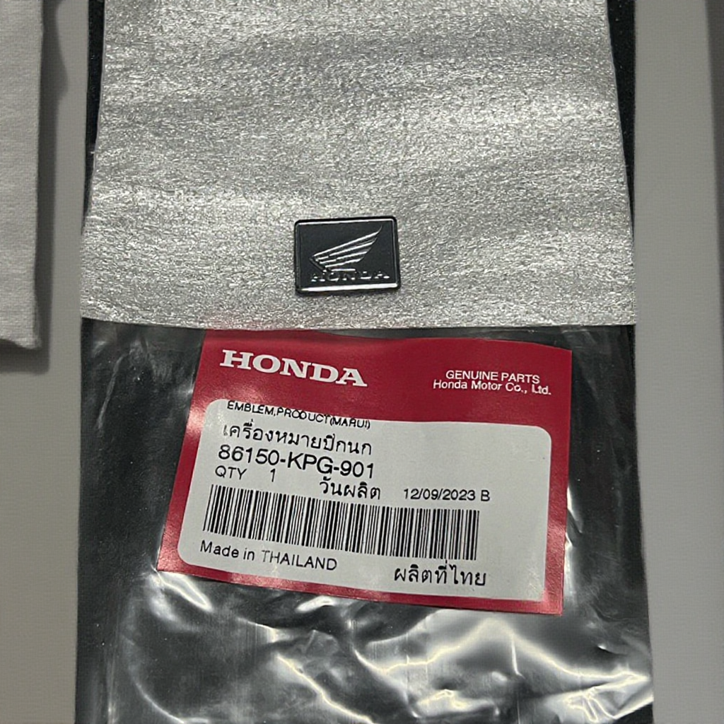 เเท้เบิกศูนย์ ปีกนก โลโก้ HONDA รหัส 86150-KPG-901 รับประกันสินค้า ...