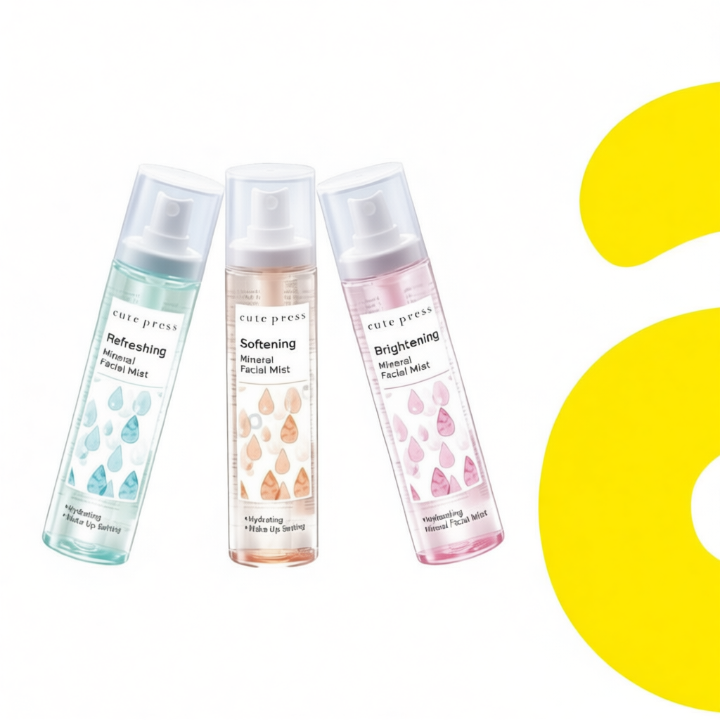 Cute Press Mineral Facial Mist 100ml 3 สูตร | Shopee Thailand