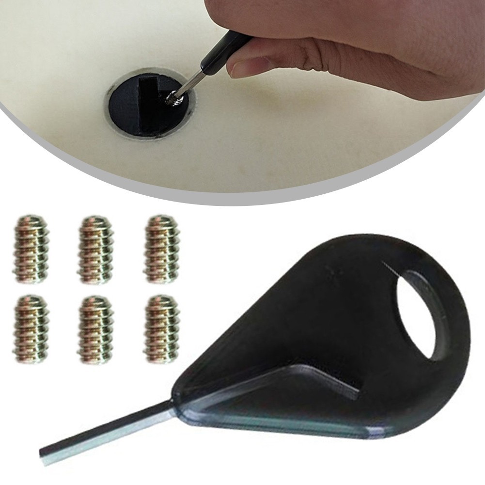 GRCSurf Fin Key Set อุปกรณ์กระดานโต้คลื่นสําหรับ FCS Tail Rudder Key ...