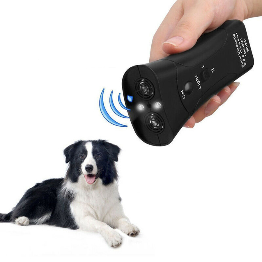 3pcs Ultrasonic Pet Dog Repeller Stop Barking Train Training Dog Trainer